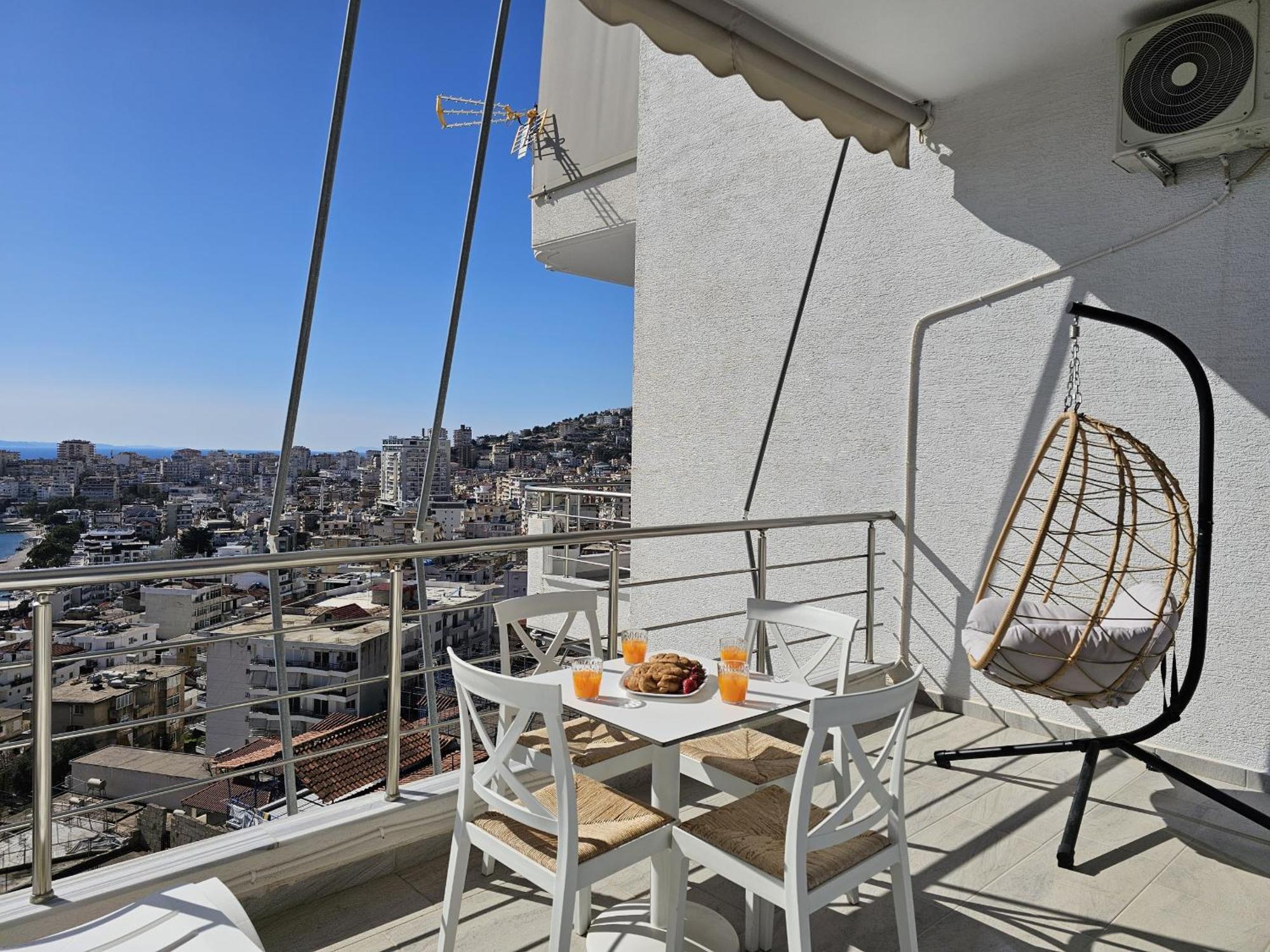 Panorama View Apartments Sarandë Buitenkant foto