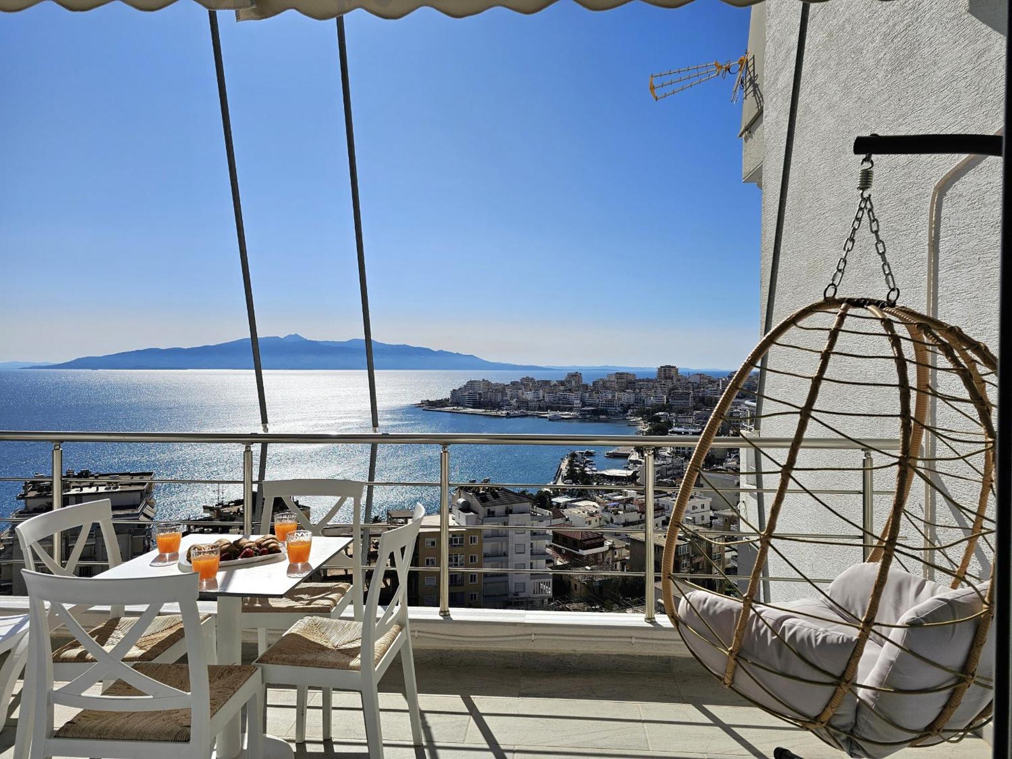 Panorama View Apartments Sarandë Buitenkant foto