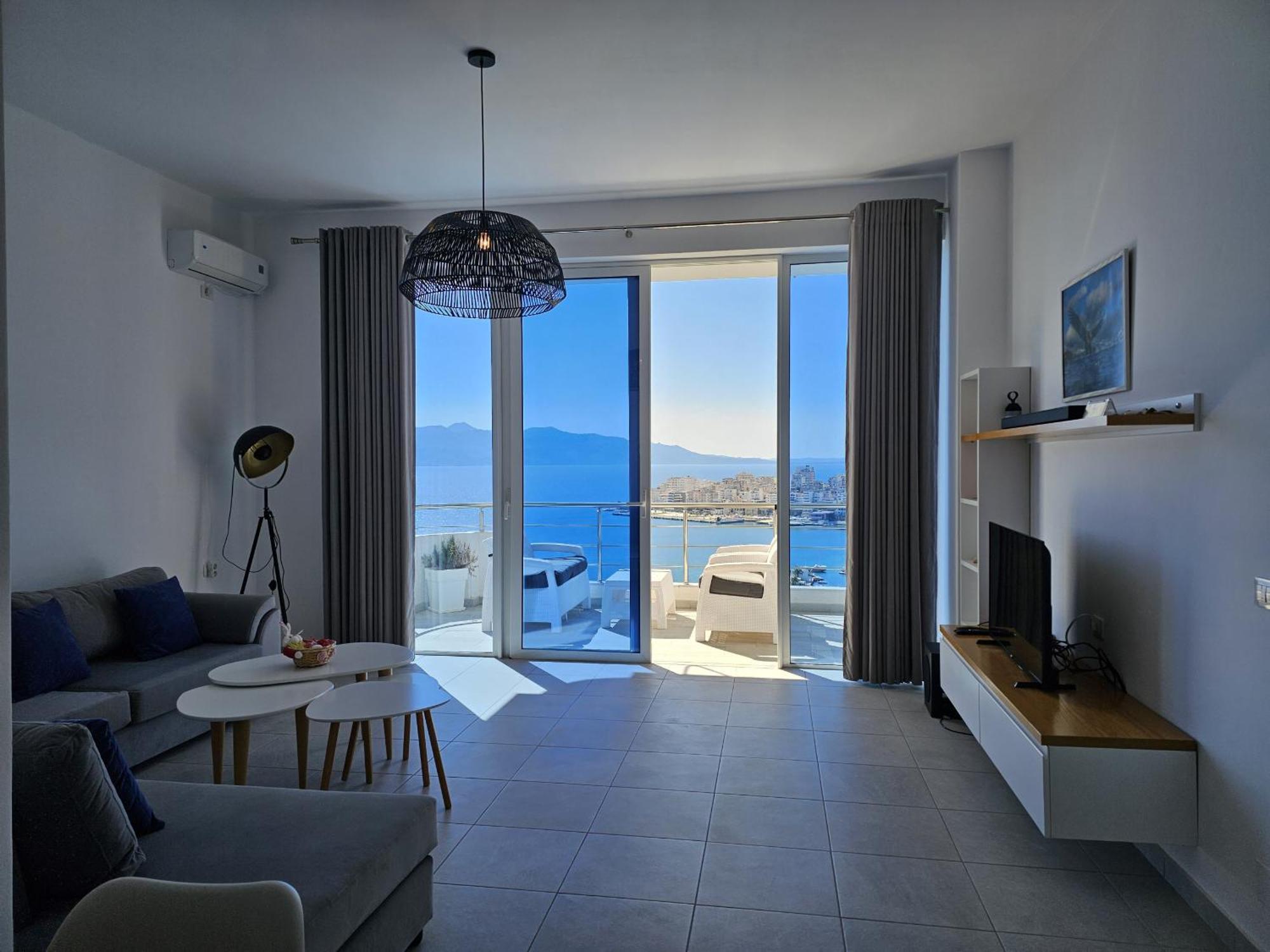 Panorama View Apartments Sarandë Buitenkant foto