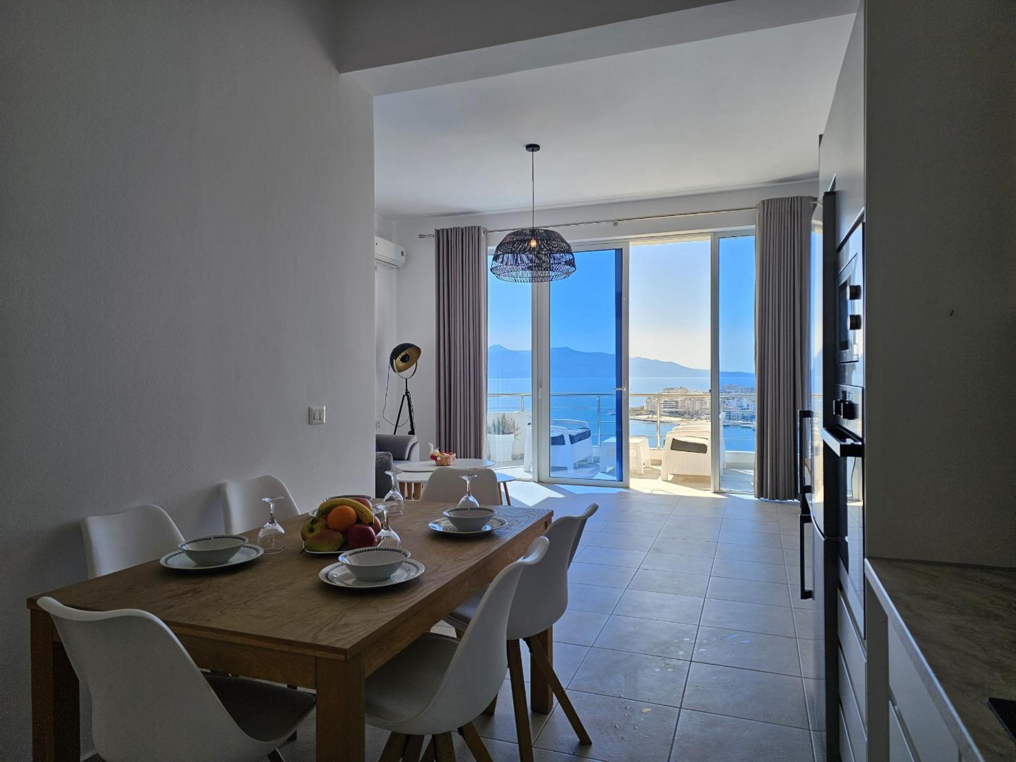 Panorama View Apartments Sarandë Buitenkant foto