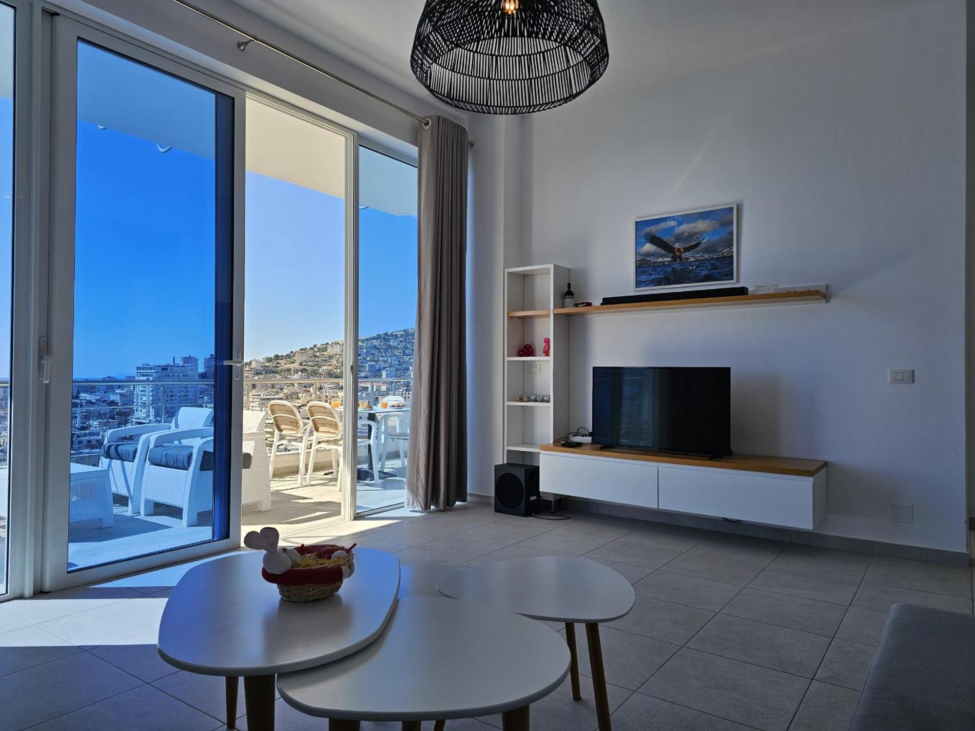 Panorama View Apartments Sarandë Buitenkant foto