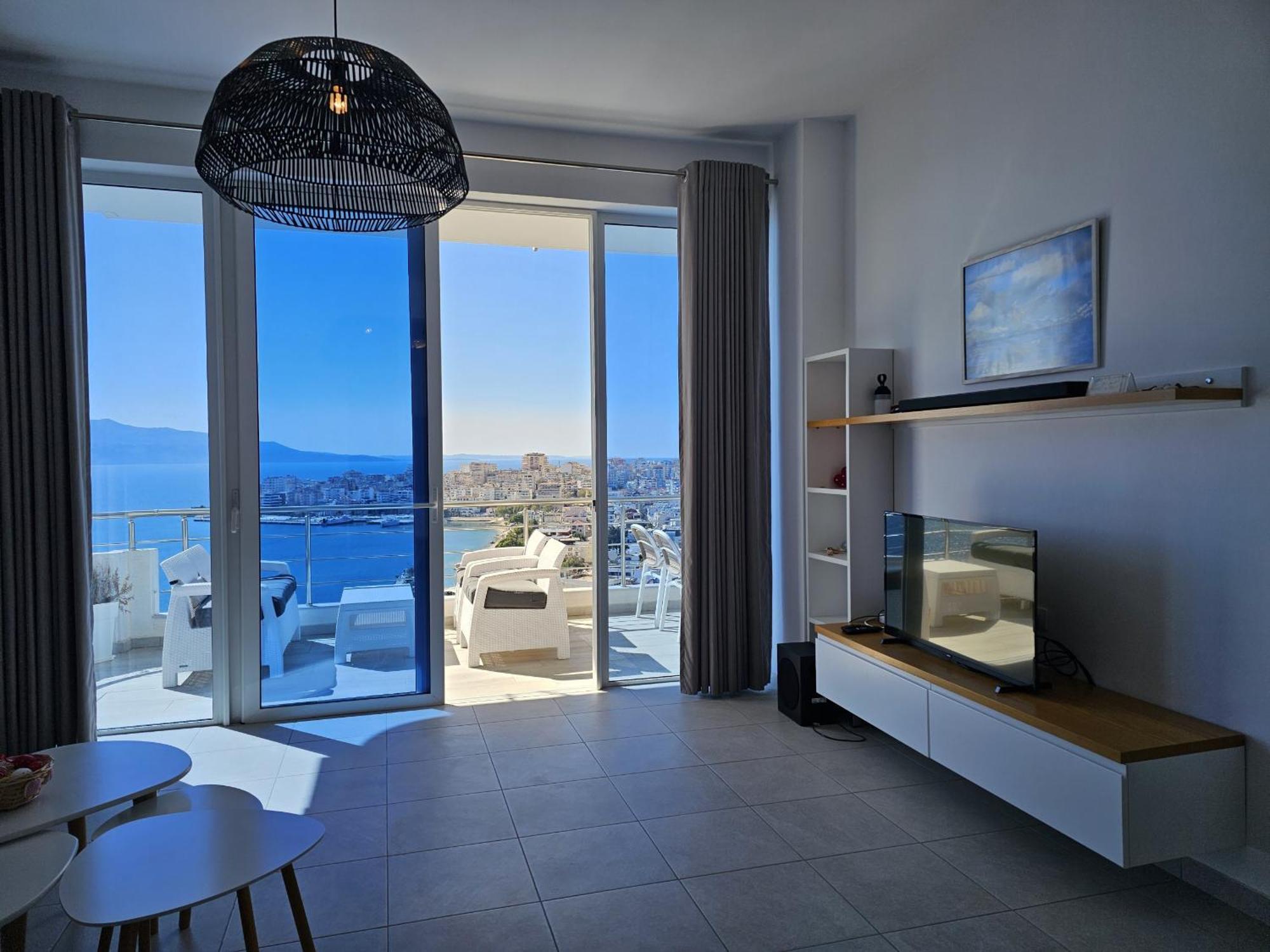 Panorama View Apartments Sarandë Buitenkant foto